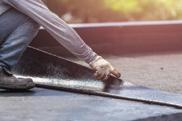 Professional Waterproofing technician working in Pemberton, NJ